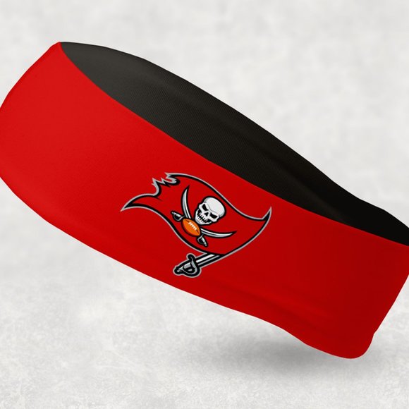 2 Pack - NEW - Reversible Tampa Bay Buccaneers Headband - Picture 1 of 2